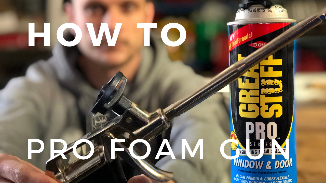 How To Use A Pro Foam Gun Great Stuff Pro 14 Mike Krzesowiak